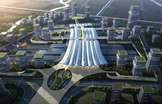 上海松江南站建筑概念方案设计