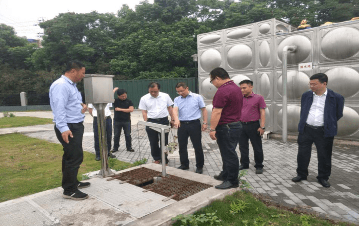 内江市市中区委副书记区长兰徐带队调研环保基础设施建设及运营情况