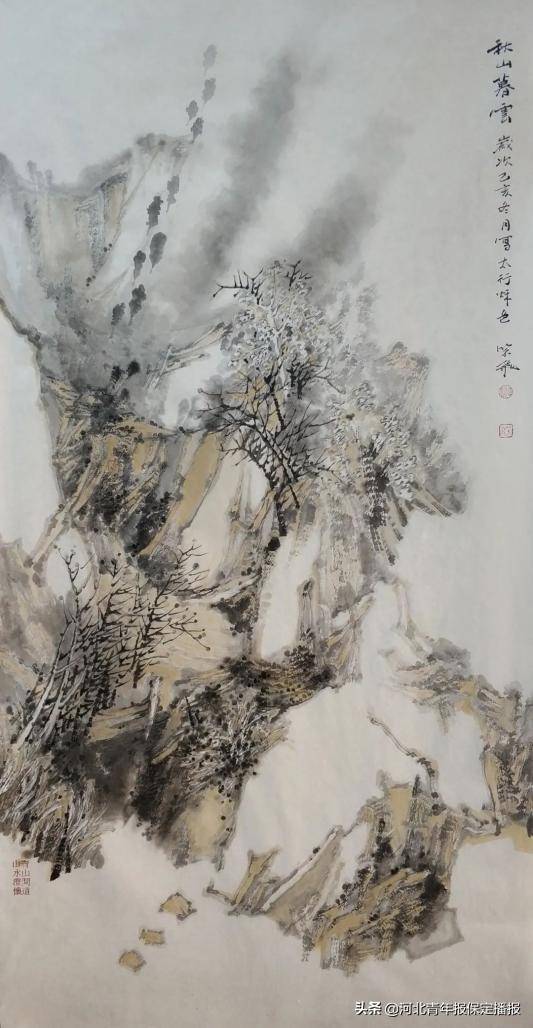 评委团语:这位画家的作品受白云乡的影响较大,也可见纪鸣辰,崔强等人