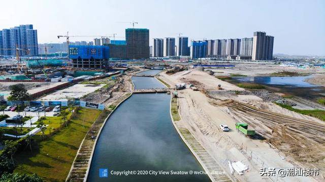 建设中的津湾,东海岸公园 来源:城视汕头