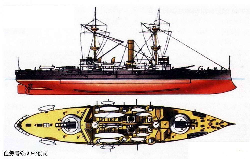 装甲厚457毫米:开始战列舰的前无畏舰时代,北洋水师可惜错过