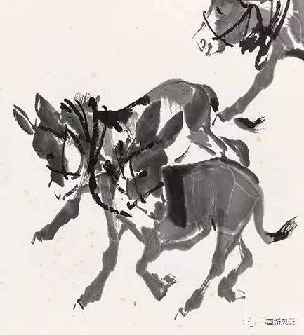 黄胄的一幅画画了119头驴—犟!叫立不立,叫跪不跪.