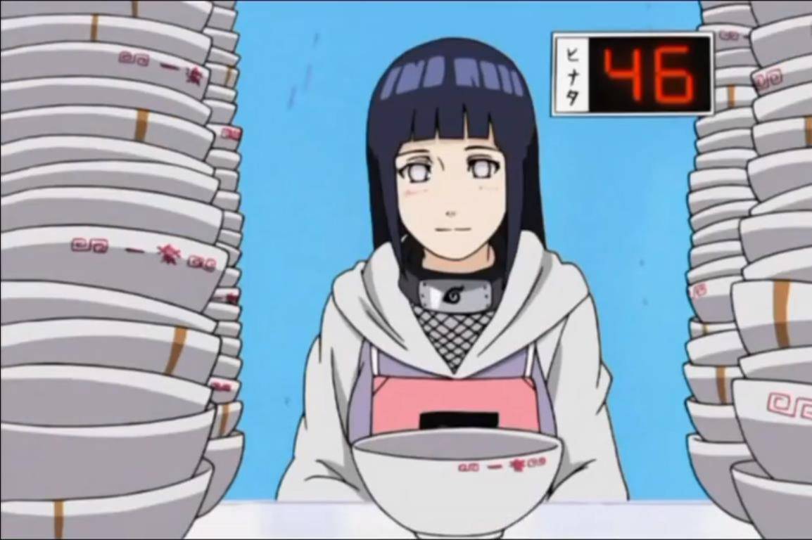 原创动漫中六个大胃王美女一个从美女吃到变成胖大妈五个都吃不胖