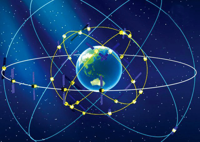图为北斗导航卫星想象图