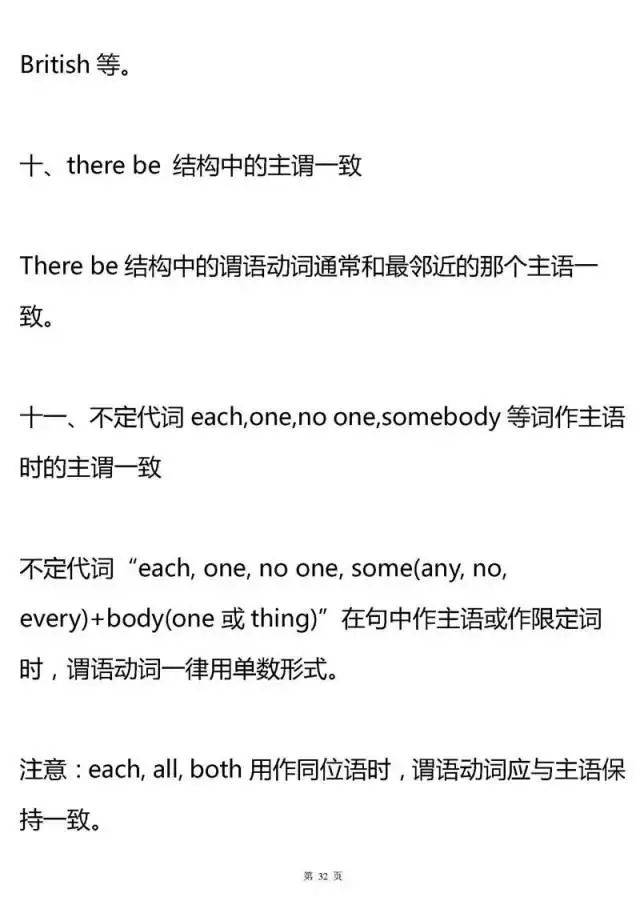 考点|2021高考复习资料：高中三年所有英语语法考点汇总