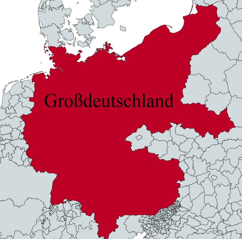大德意志是整个泛德语区,普鲁士要完成这个目标非常困难,尤其是它得把