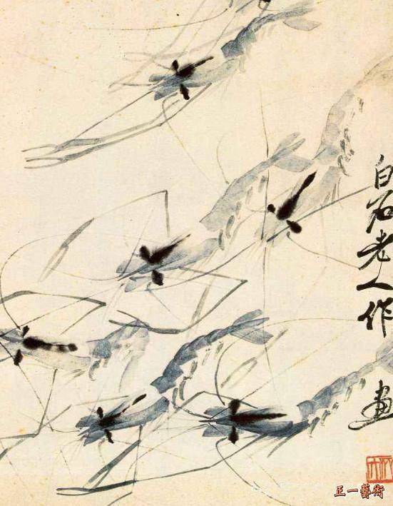 齐白石大师的中国画作品,栩栩如生,活灵活现!