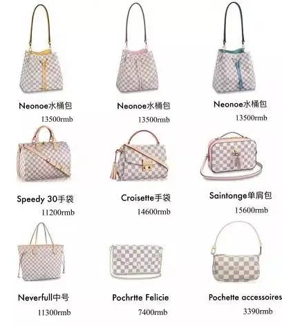 带你了解lv包包全系列以及包包经典款式
