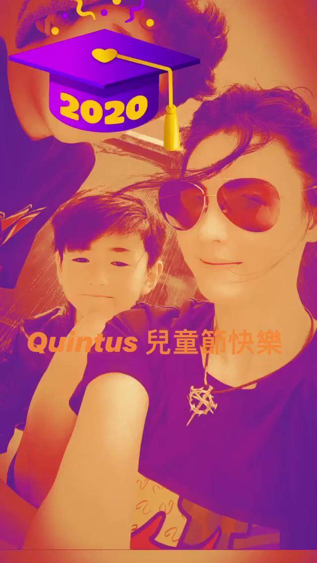 张柏芝儿童节公开长子有爱画面，Lucas依偎着三弟