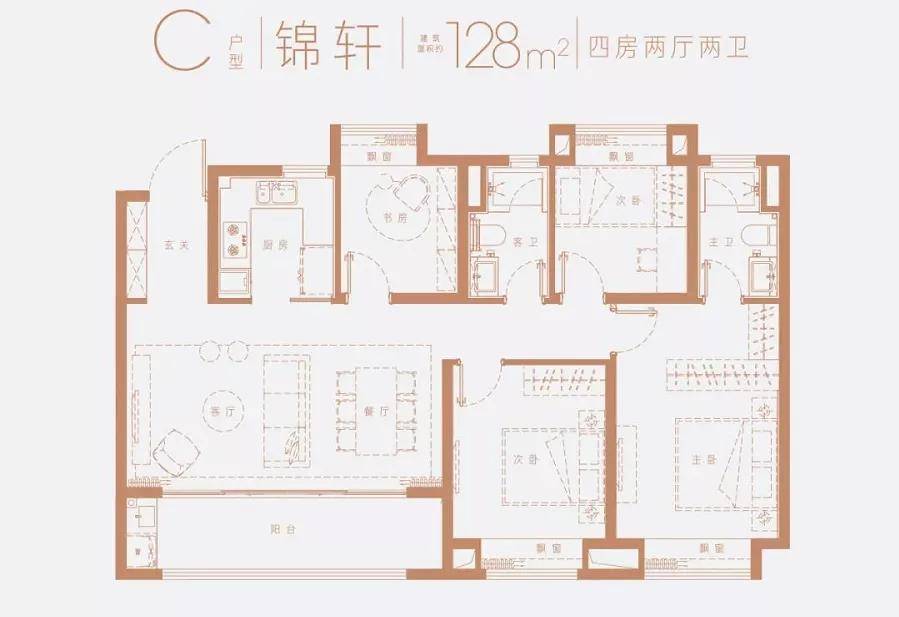 江北一家纯新盘户型图公开,最快7月开盘!