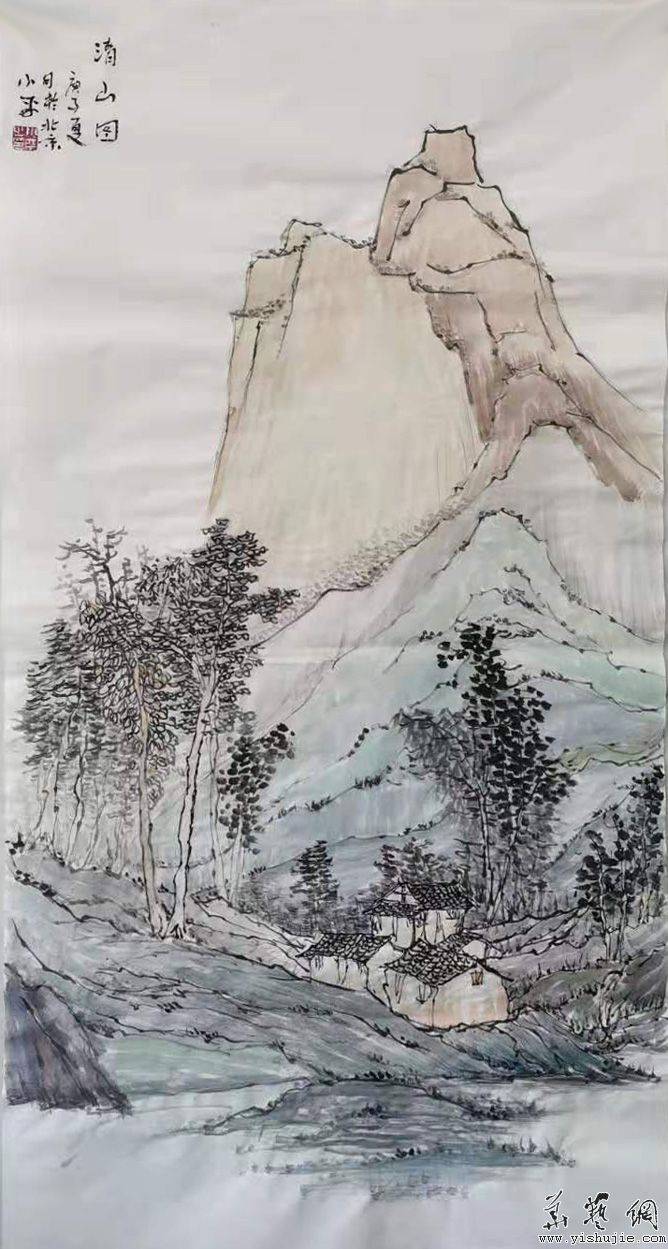 画家王小平山水画欣赏