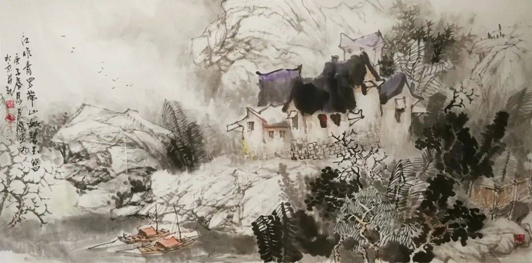 新时代杰出艺术家——马景岭山水画作品展(原创首发)