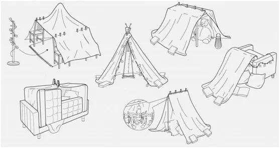 儿童房帐篷怎么搭?这六款简易帐篷,益智又简单!