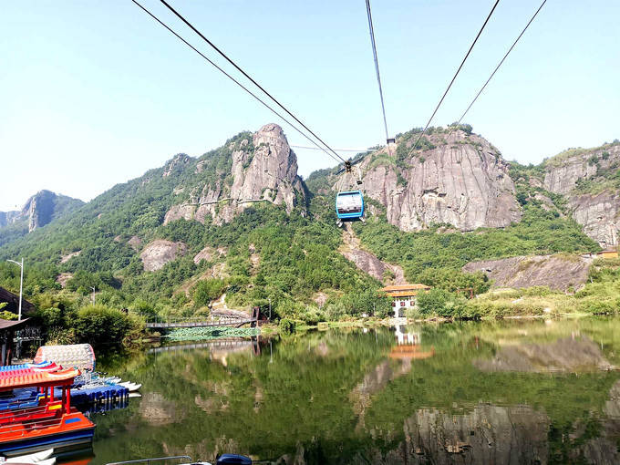 长沙周边旅游景点,岳阳石牛寨绝壁攀岩,高空栈道,悬崖