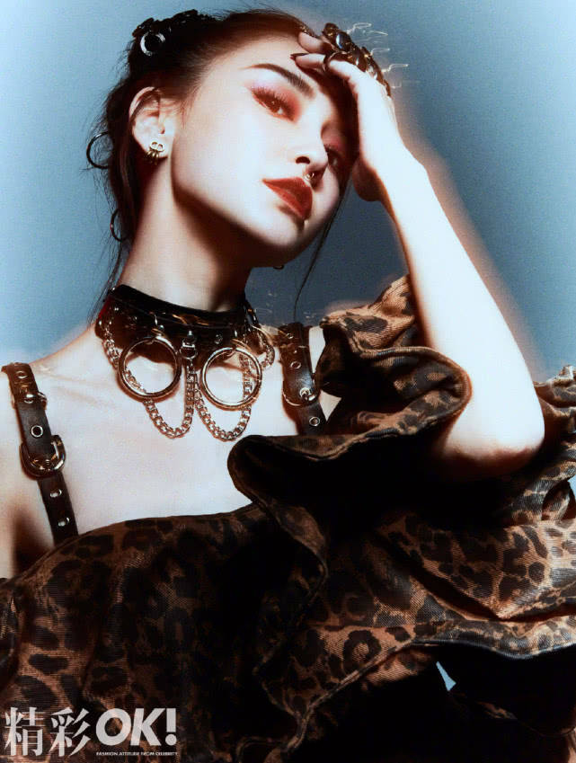 angelababy暗黑系,angelababy 暗黑系的angelababy,朋克小野猫造型,带来惊人突破!_杨颖