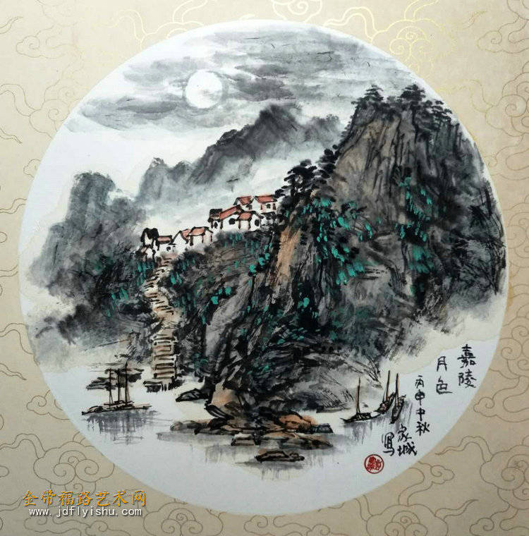 著名画家刘家城 | 庚子夏月作品欣赏_山水画