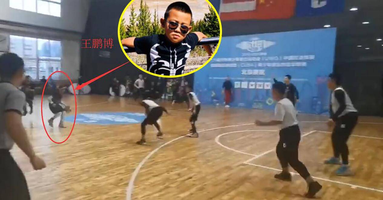 10岁小孩立志要打nba,真要成王仕鹏第二!_王鹏博