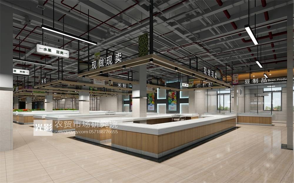 荆门农贸市场设计荆门农贸市场装修设计荆门农贸市场设计图
