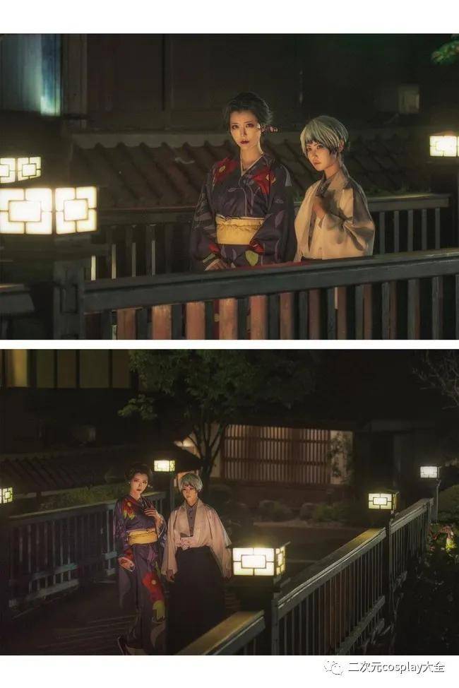 《鬼灭之刃》愈史郎&珠世cos,绝美画面,我仿佛看了一场电影