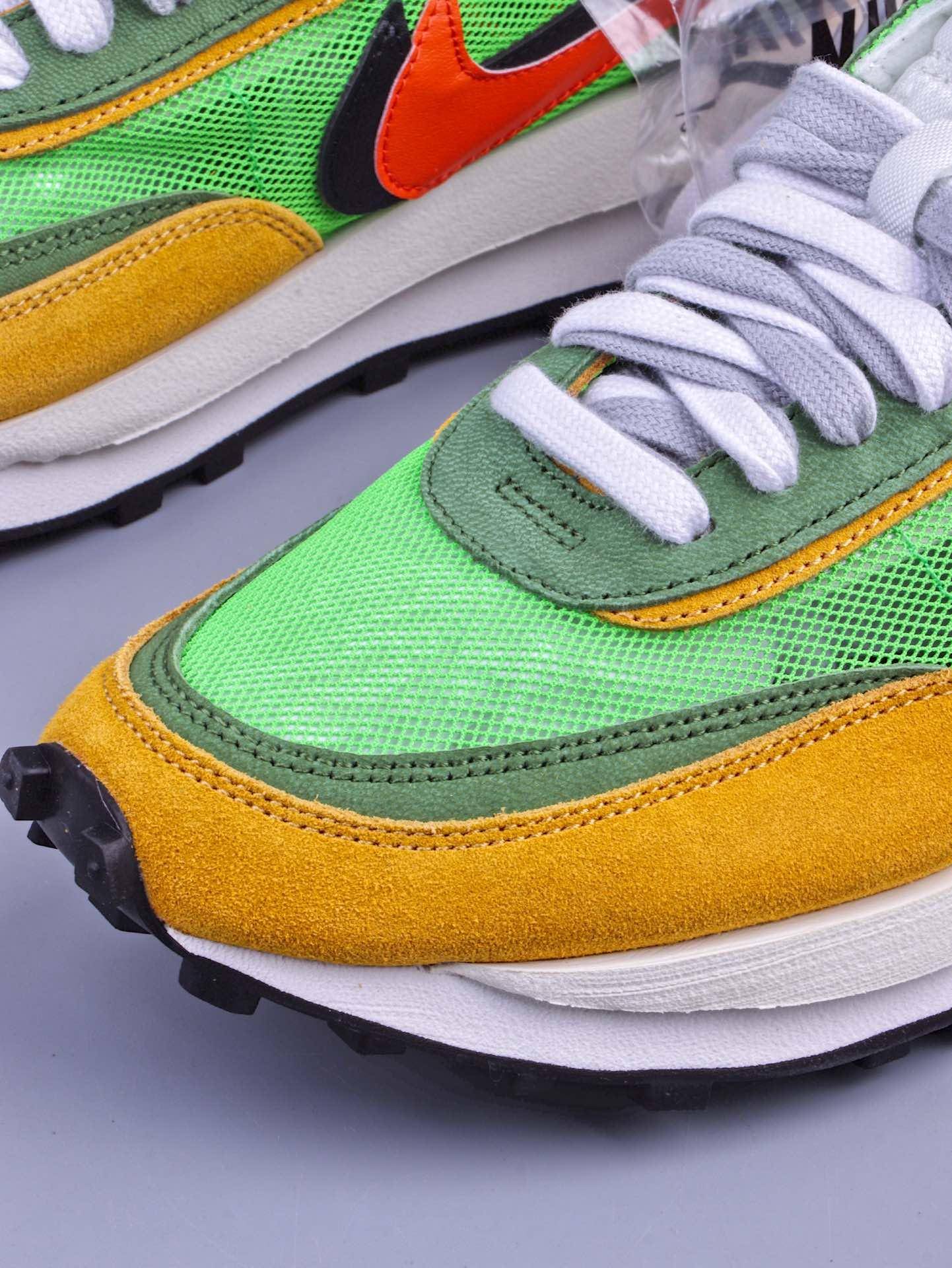 美图赏析:"nike x sacai waffle daybreak" "黄绿"配色