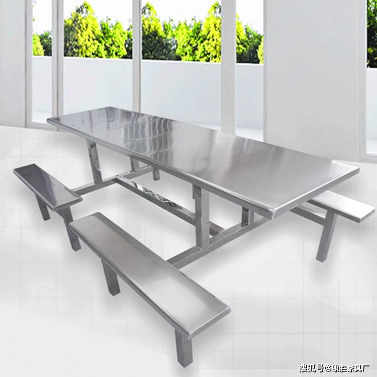 学校食堂不锈钢餐桌这样很实用