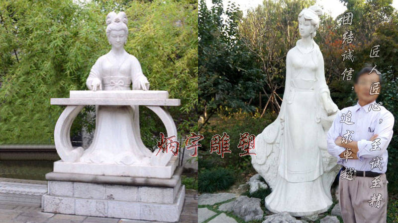 西施雕塑,王昭君雕塑,杨玉环雕塑,貂蝉雕塑,古代四大美女雕塑王昭君