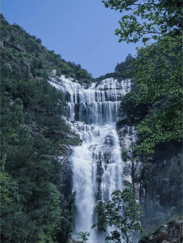 消失60年之久,浙江最美瀑布回来了!中华第一高瀑天台山大瀑布