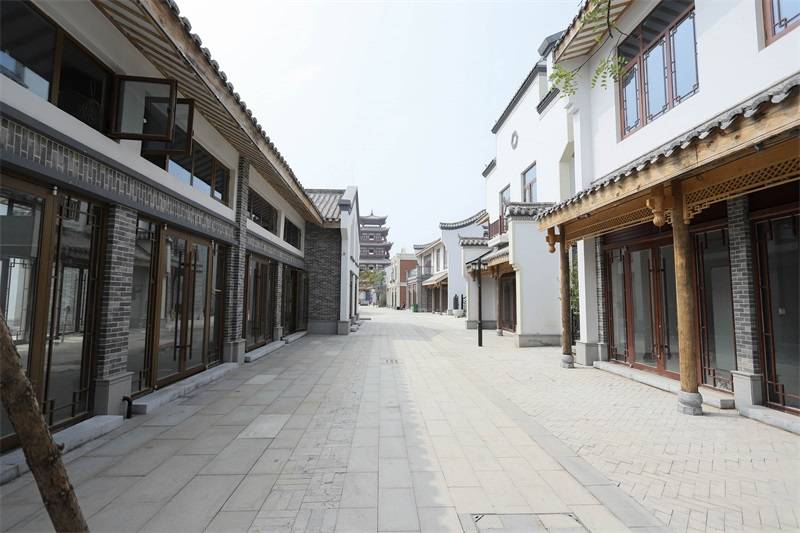 中式唐语仿古砖雕建筑古镇古街案例