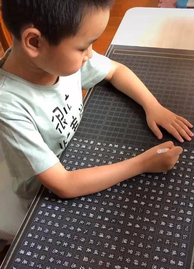 8岁小男孩写《千字文》，字迹工整像印刷，网友感叹：后生可畏