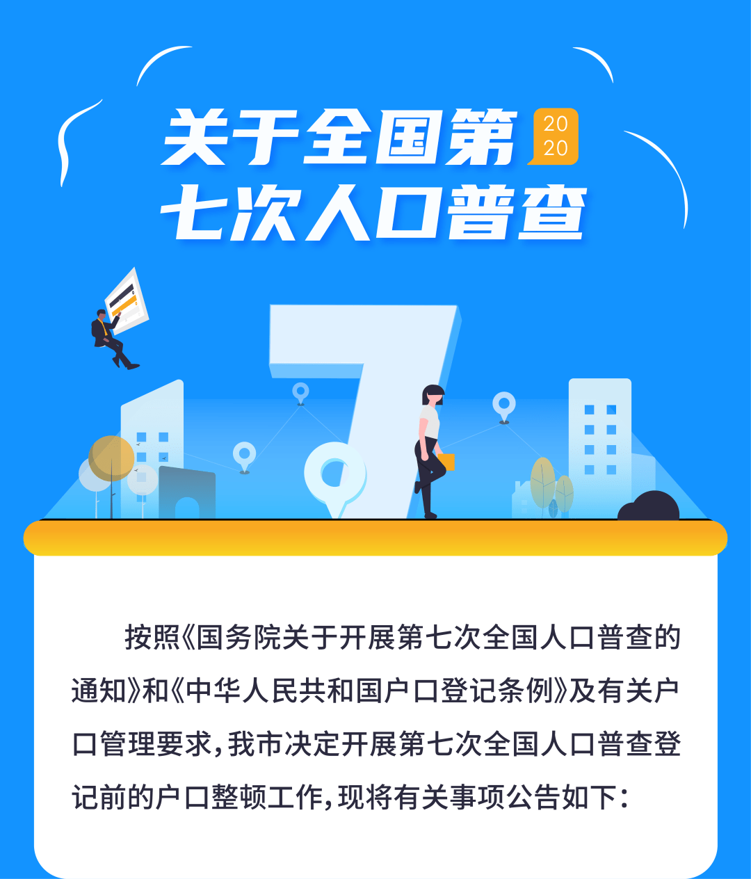 成都市公安局第七次全国人口普查户口整顿公告