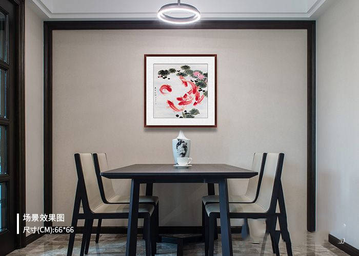 餐厅里面适合挂什么画国画花鸟画打造舒适就餐环境