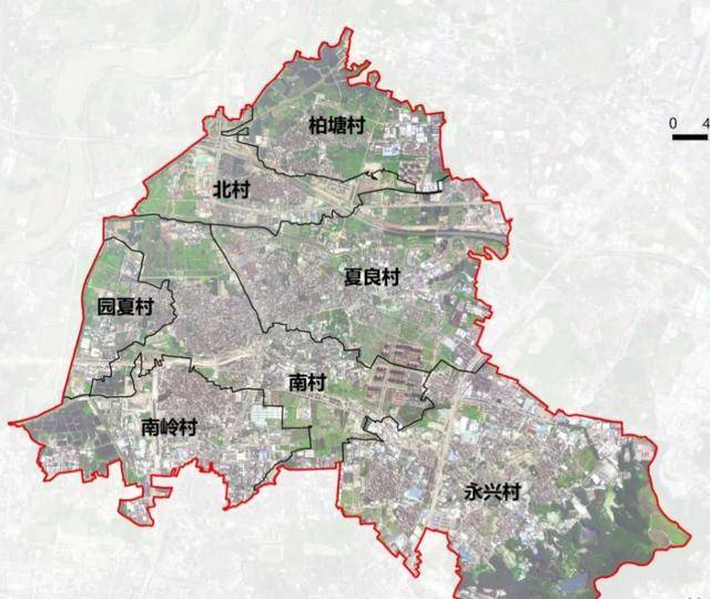 将太和镇的原永兴村,南村村,南岭村,园夏村,夏良村,柏塘村,北村村