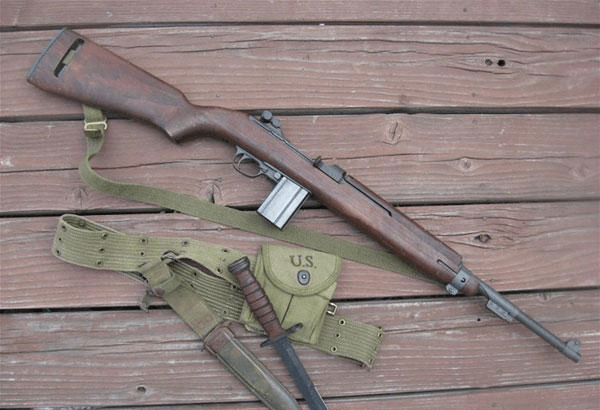 原创m1卡宾枪二战期间总共生产了633万支,连德国人缴获后都喜欢用!