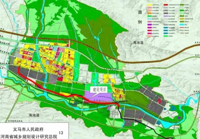 6亿 义马市南环货运通道工程 该项目起点位于河南省义马市天山路与