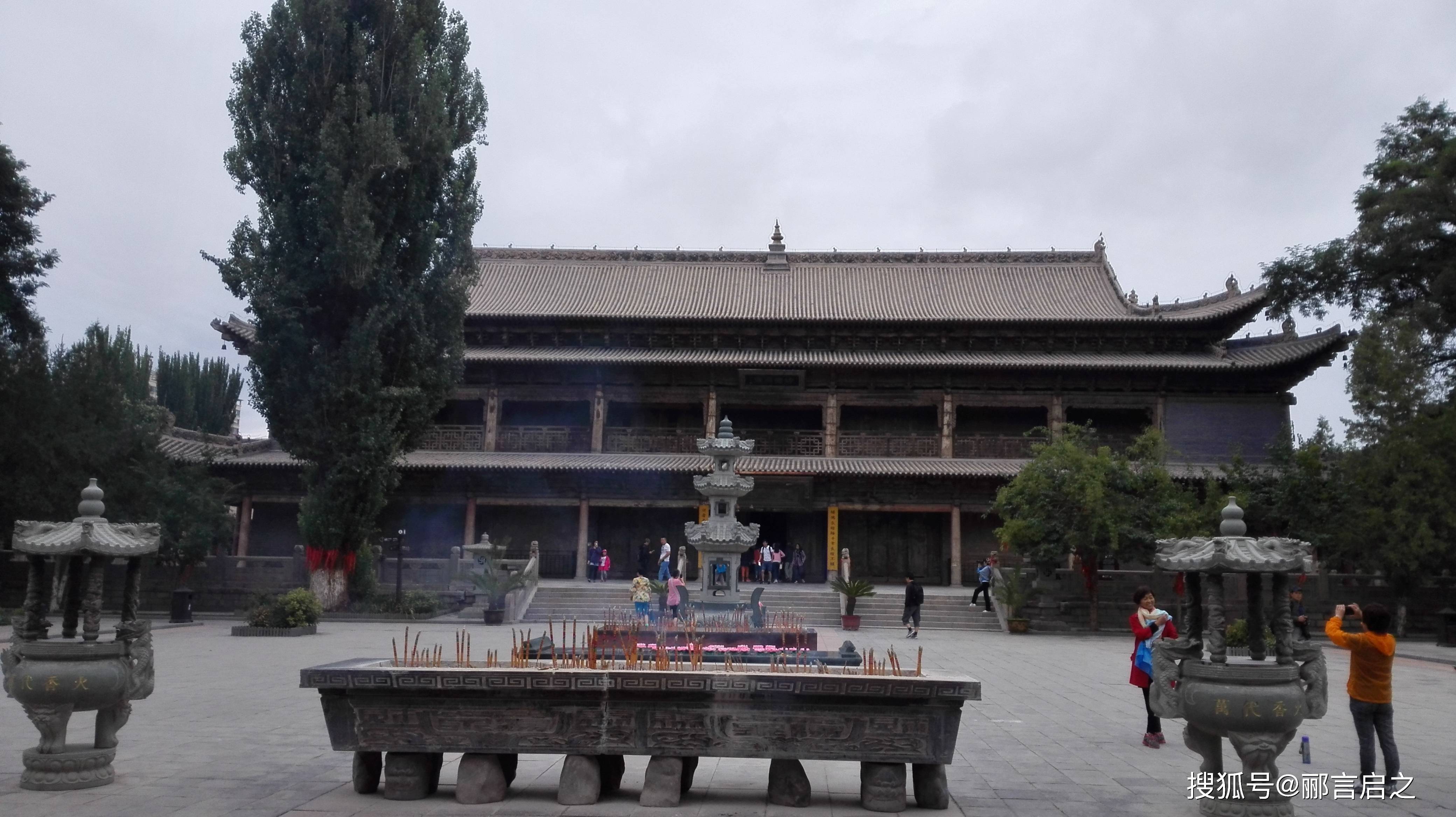 古朴的千年古刹——张掖大佛寺