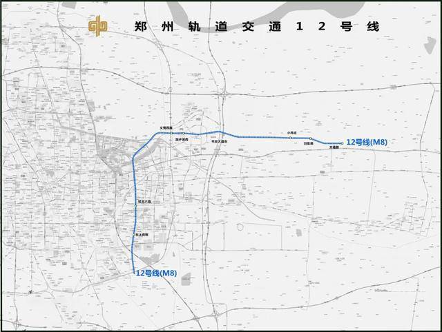 地铁12号线一期线路图