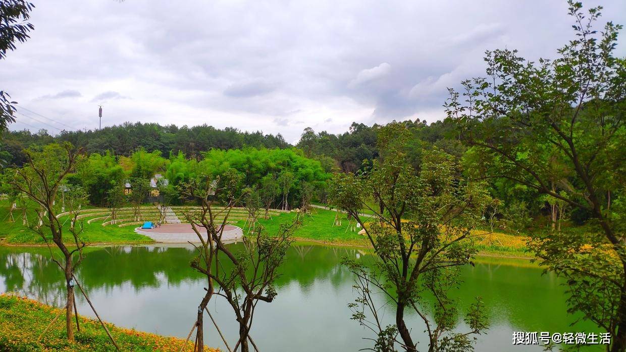 骑记:实拍永安湖城市森林公园,垂钓圣地的湖光山色与诗情画意