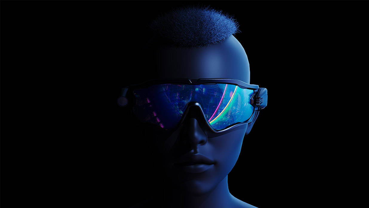 未来科技产品设计智能眼镜设计