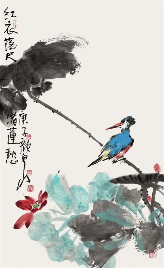 当代花鸟画名家:颜泉,颜旋父子作品赏析