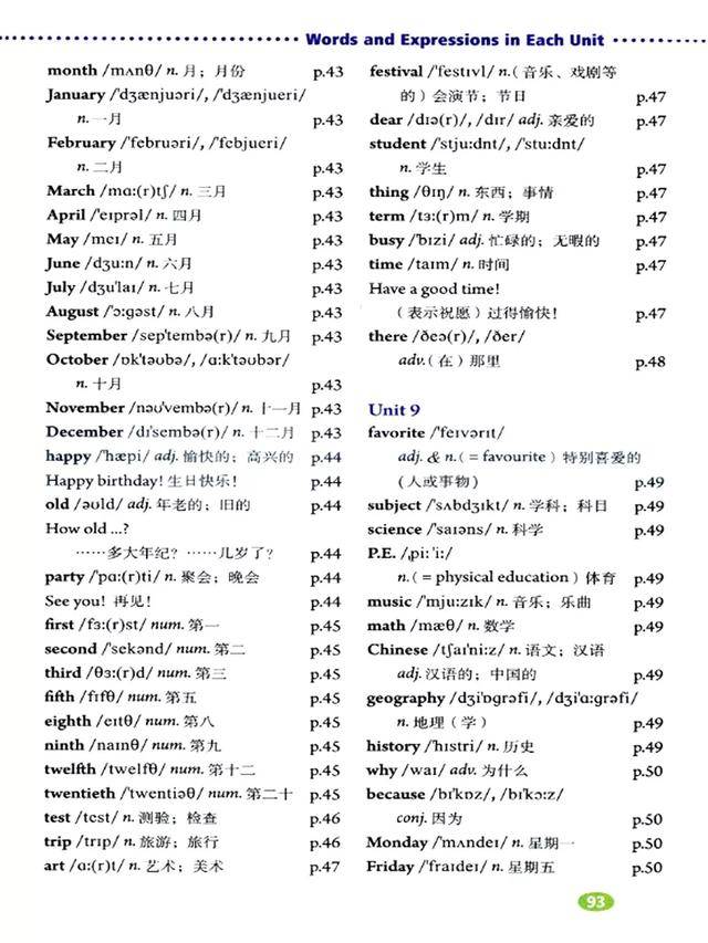 人教版 | 七年级英语(上)电子课本_上册