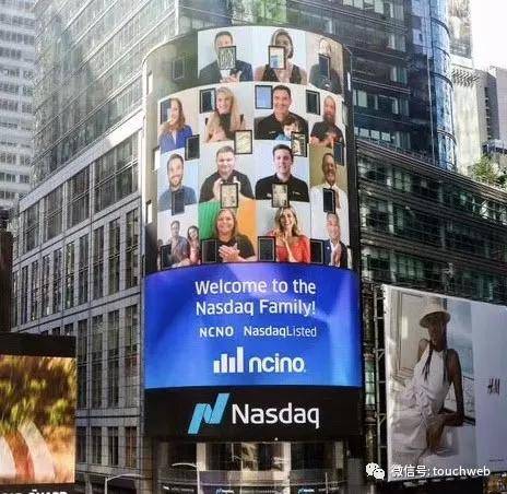 美国|银行业SaaS公司nCino美国上市：涨194% 市值81亿美元