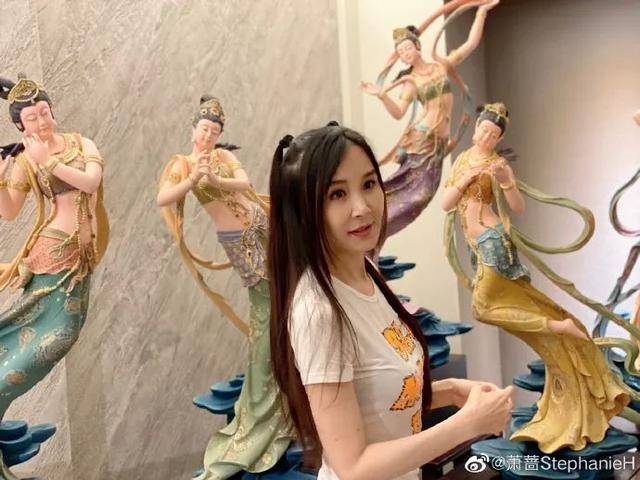 腰肢|萧蔷飞天仙女造型超美！性感妖娆腰肢纤细魔鬼身材