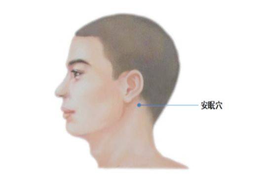 刮拭头部安眠穴 方法 用单角刮法刮拭头部耳后安眠穴(取俯卧位或侧