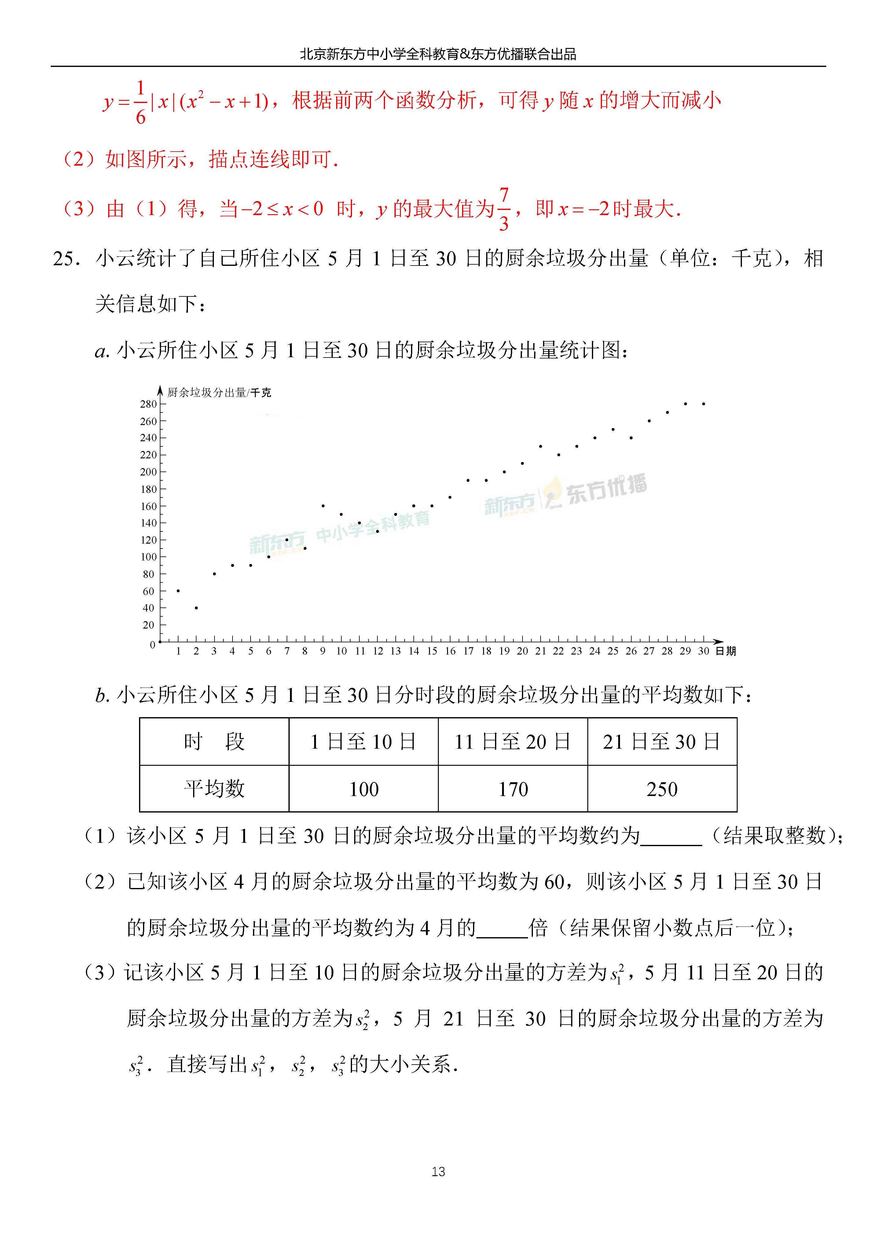 原创2020年北京中考各科试题原题及参考答案（语文、数学，更新中...）