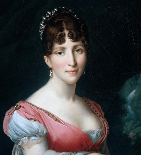 拿破仑首任皇后的罕见画像:法国大革命时,她因太美而免于被赐死