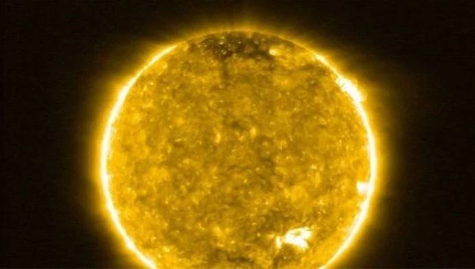 人类史上最近距离拍摄的太阳照片