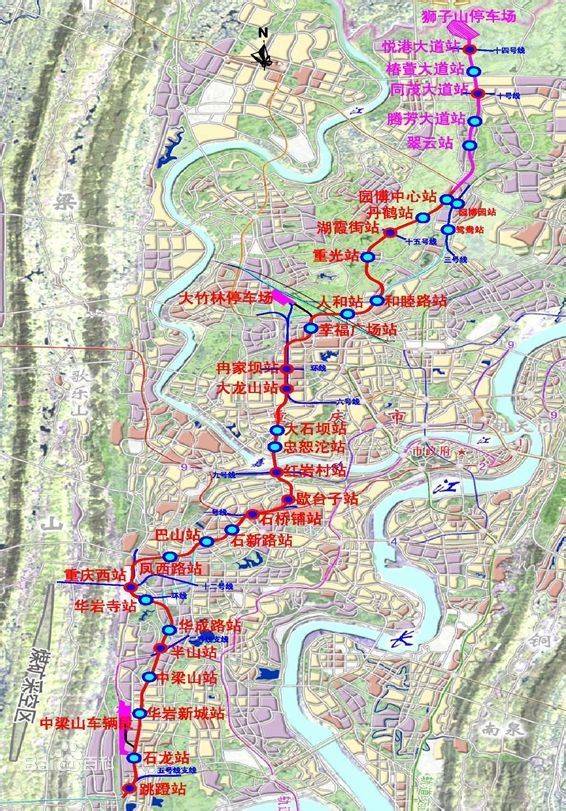 重庆轨道交通实现"无需换乘,互联互通,跨线行驶"!