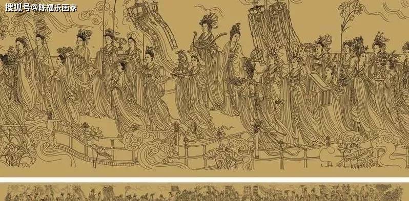 吴道子画作| 唐代丹青中的佛国和地狱_搜狐网