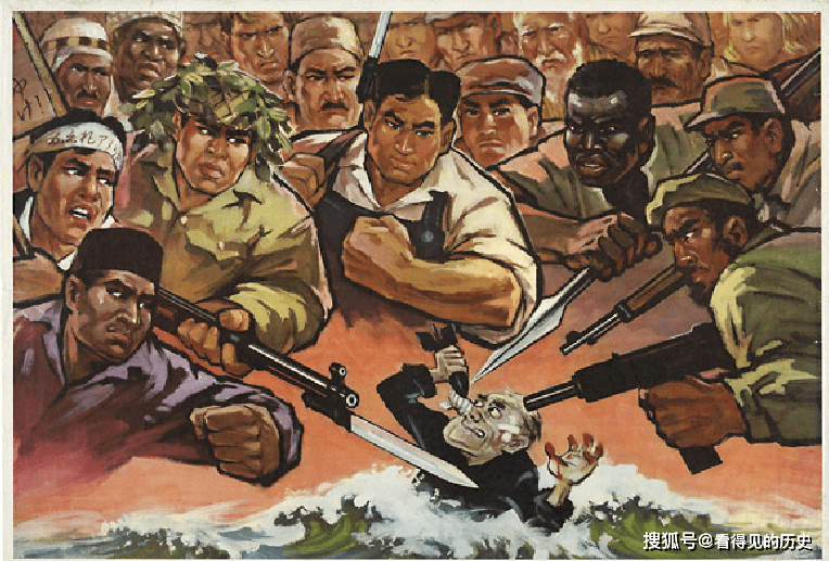 美帝国主义在全世界人民的重重包围之中