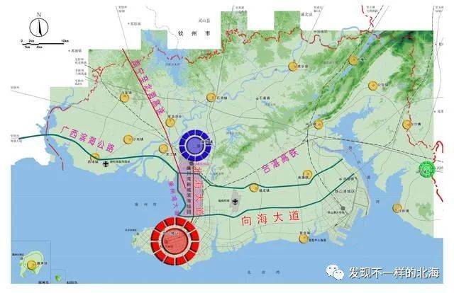 现场直击北部湾第一大道北海廉州湾大道正式动工建设